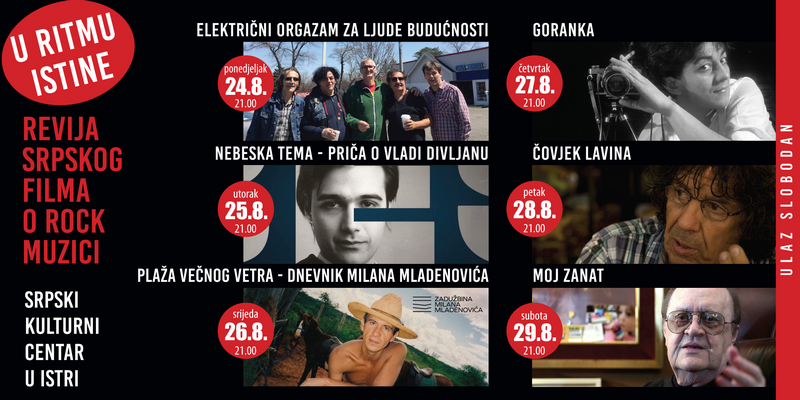 Festival srpske kulture u Istri: Izložba „Novi talas u Beogradu: Paket aranžman (1981–2026)”, i revija šest filmova pod nazivom „U ritmu istine“ 2 Festival srpske kulture u Istri: Izložba „Novi talas u Beogradu: Paket aranžman (1981–2026)”, i revija šest filmova pod nazivom „U ritmu istine“ 2